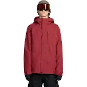 Volcom - Veste de snowboard en GORE-TEX ePE - Dua Insulated Gore-Tex Jacket Burnt Red pour Homme - Taille S - Rouge