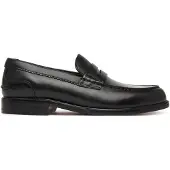 Clarks Mocassins Premium CraftJames, avec une élégante finition en cuir lisse italien 1216 Black Leather 41