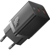 Baseus Chargeur secteur P10110804117-Z1, 40 W, double port Type-C, noir