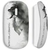 CAPACHEAP Souris sans fil game of thrones winter is coming jeu video