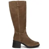 Timberland pour femme. TB0A43M8EIV1 Bottes hautes Bellevaux en cuir marron (39 W), Plat, Fermeture éclair, Casuel