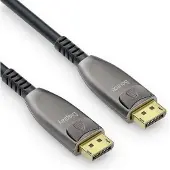 PureLink sonero Câble prolongateur DisplayPort 8K en fibre optique - 50m (50 m), Câble vidéo, Noir