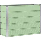 vidaXL Jardinière Vert 100 X 40 X 75 Cm Acier