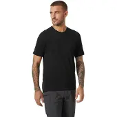 Helly Hansen Durawool Short Sleeve Base Layer Noir L Homme