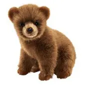 Hansa 7037 Peluche Ours Brun Assis 24cmh