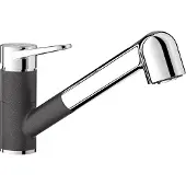 BLANCO Wega S - Mélangeur d'évier avec douchette extractible, anthracite/chrome 526420