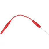 Ks Tools prise d'entrée 4,0 mm sur pointe de test en forme d'aiguille, rouge
