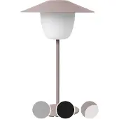 Blomus lampe LED mobile ANI LAMP LARGE, lampe, aluminium mat peint par poudrage, White, 66068