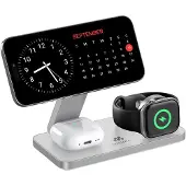 MISURA Chargeur sans fil pliable MH11 3en1 - WHITE