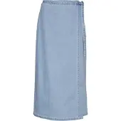 Vero Moda Zinnia Midi Skirt Bleu M Femme