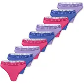 Elle String ' Logo ' bleu / lilas / baie