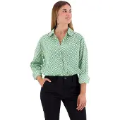 Dockers Original Long Sleeve Shirt Vert M Femme