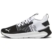 Puma Unisexe, Chaussures de course à pied, Softride Symmetry Fuzion (47), Blanc, Noir, Gris