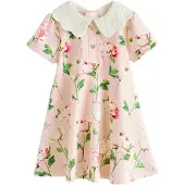 Ted Baker Robe vert / rose / rouge / blanc