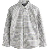 Next Chemise bleu / kaki / blanc