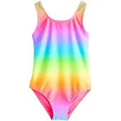 Next Maillot de bain aqua / jaune / pomme / lavande
