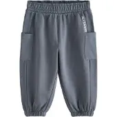 SmALLSAINTS Pantalon gris / blanc