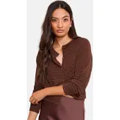 Friends Like These Cardigan chocolat