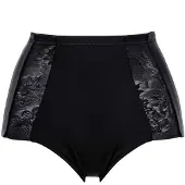 Sans complexe Culotte taille haute sculptante noire