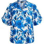 Zizzi Chemisier bleu / blanc