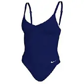 Nike V-neck Swimsuit Bleu XS Femme
