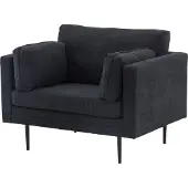 Venture Home Boom fauteuil noir.
