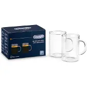 De'Longhi DLSC320 long coffee glasses, Tasse, Transparent