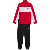 Puma Poly Colorblock Tracksuit Rouge L Homme