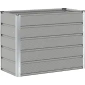 vidaXL Jardinière Gris Clair 480 X 50 X 45 Cm Acier Galvanisé