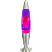 Blulaxa LED-Lava-Tischleuchte, 49984, 20W, 34 cm, rosa/lila