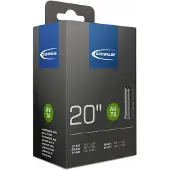 Schwalbe Av7a Chambre À Air 20x1 1/8-1 3/8 (500x28a) Valve Schrader Noir