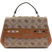 GUESS Sac à bandoulière Melinda Mini pour femme, couleur Lattee – 23 x 14 x 8 cm / Lattee