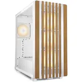 Sharkoon Boîtier PC ATX - - Rebel C70G RGB - Blanc - 4 Ventilateurs PWM 120 mm - Radiateur 360 mm