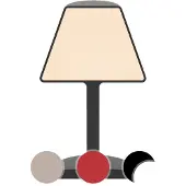 Sompex Lampe de table rechargeable TWIN sable