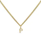 Orolino Chaîne 'Buchstabe P' or