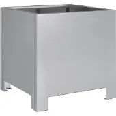 vidaXL Jardinière 30x30x30 cm acier galvanisé