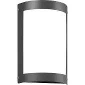 CMD 16/3 Applique murale en acier inoxydable anthracite IP44 E27 verre opale