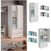 Vicco Armoire Ruben Blanc 80x190cm, Model 37173