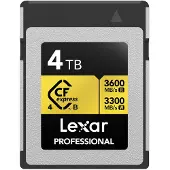 Lexar Cfexpress Pro Type B Gold 4.0 Series 4tb Memory Card Clair