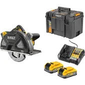 DeWalt Scie circulaire métal 184mm xr 18V 5AH li-ion brushless powerstack - - DCS383H2-QW