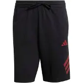 Adidas Pantalon de sport rouge foncé / noir