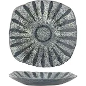 Creative Collection Ramie Serving Plate-stoneware Wood Serving Plate Gris