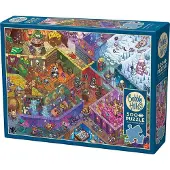 Cobble Hill Puzzle Pièces XXL - Course de Donjon - Random Cut - 500 à 999 pièces