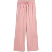 Puma League Wide Leg Sweat Pants Rose M Femme