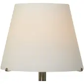 Masterlight Lampe de table Calabro 44 cm gris mat avec blanc
