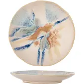 Bloomingville Assiettes Imogen bleues, lot de 6 pièces