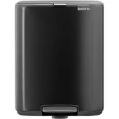 Brabantia Treteimer Bo 12 Liter Matt Black
