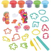 Playgo Set d'argile Coastal Animals - 6 pots d'argile
