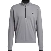 Adidas T-Shirt fonctionnel 'Lightweight Half-Zip' gris