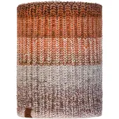 Buff Knitted&polar Fleece Neck Warmer Orange Homme